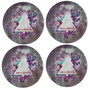 Hermia Manteles Individuales Multicolor 4 Piezas 37 cm